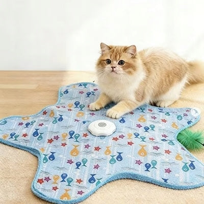 AUTOMATIC CAT TOY INTERACTIVE HUNTING MAT Packaging status original