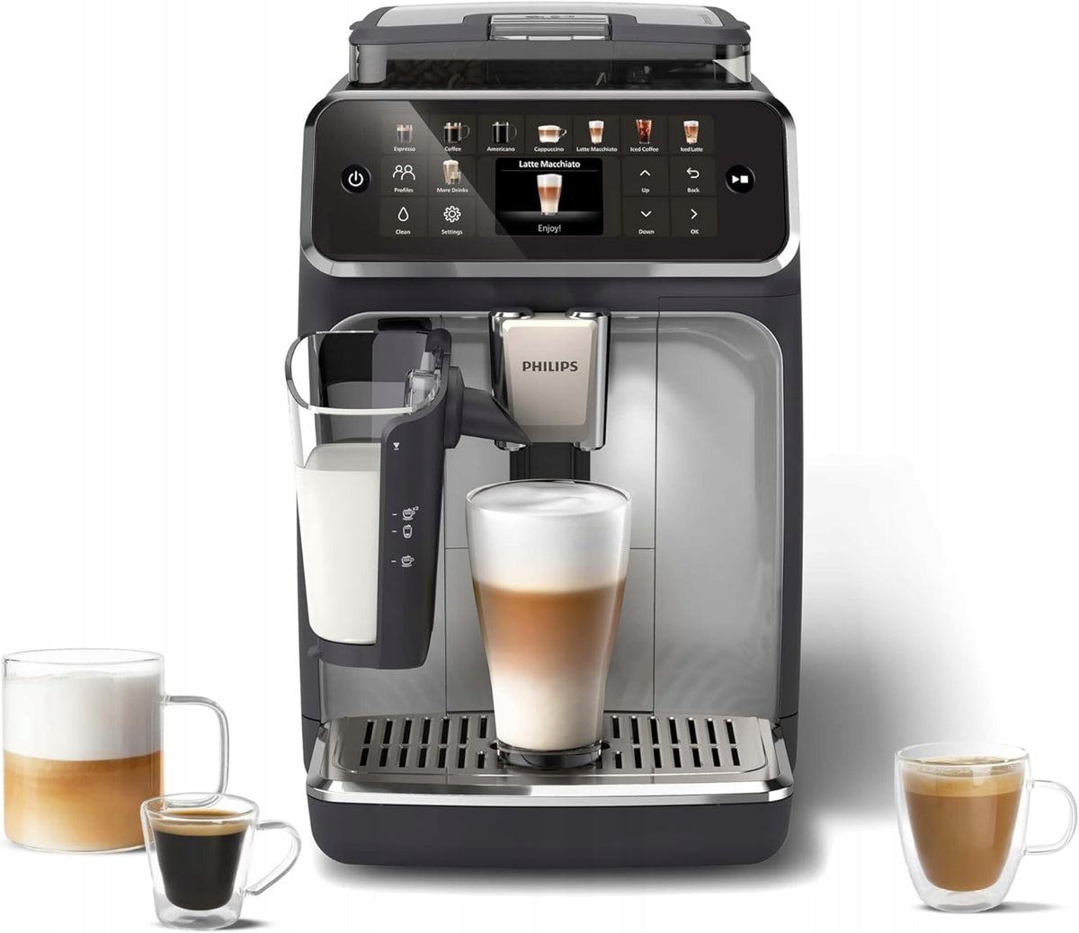 AUTOMATIC COFFEE MAKER 1,8L 20 LATTE DRINKS HOT ICED COFFEE
