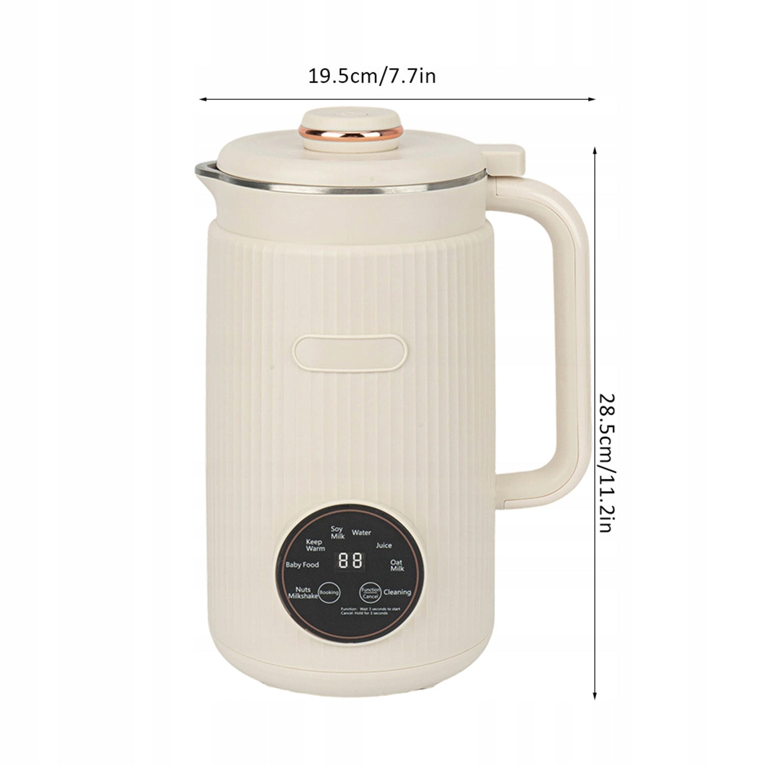 AUTOMATIC CUP BLENDER 1200ML 800W FOR VEGETABLE MILK SOUP M3034 Manufacturer code 6KT0024EU43532