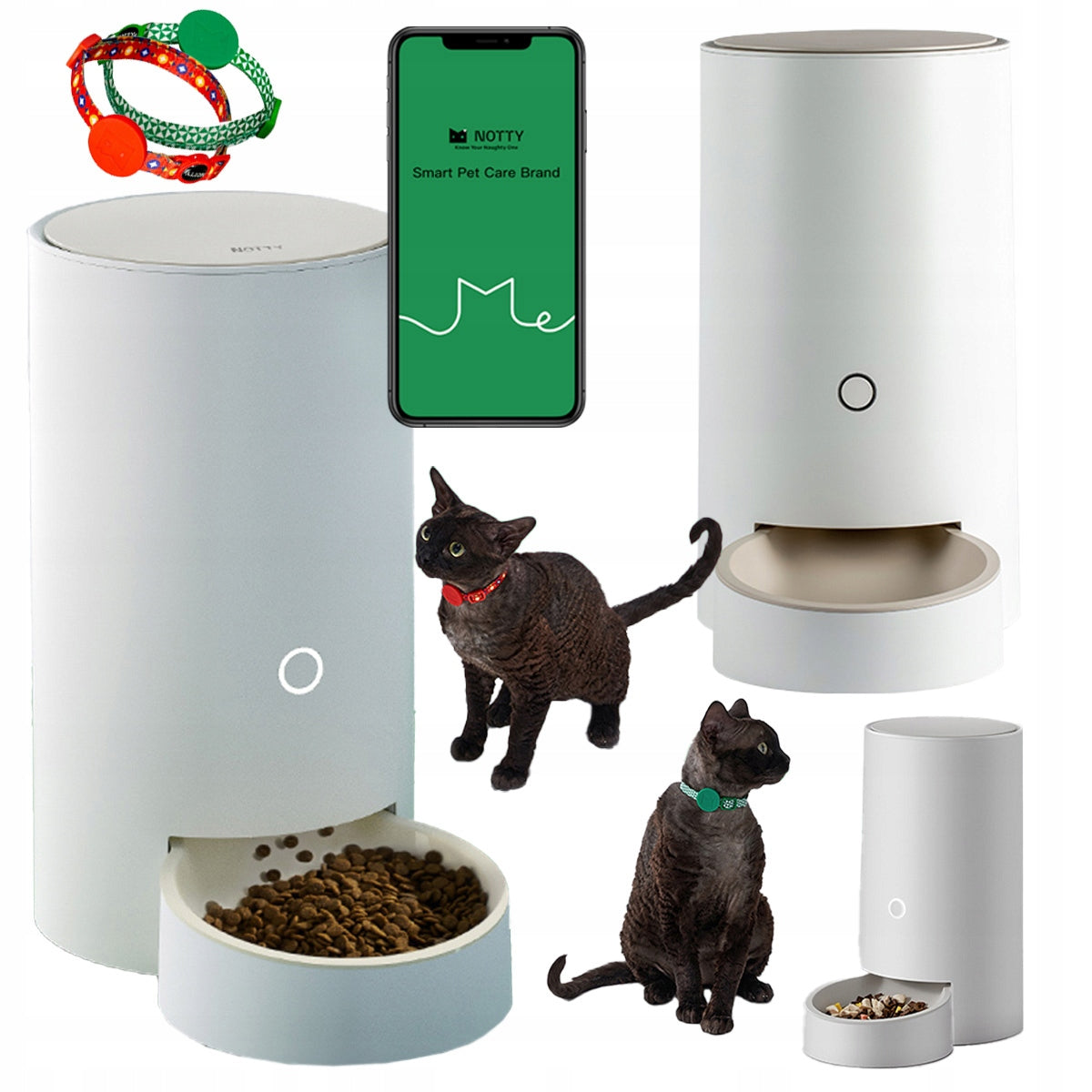 AUTOMATIC Cat Food Dispenser Feeder APP Wi-Fi Feeder NOTTY
