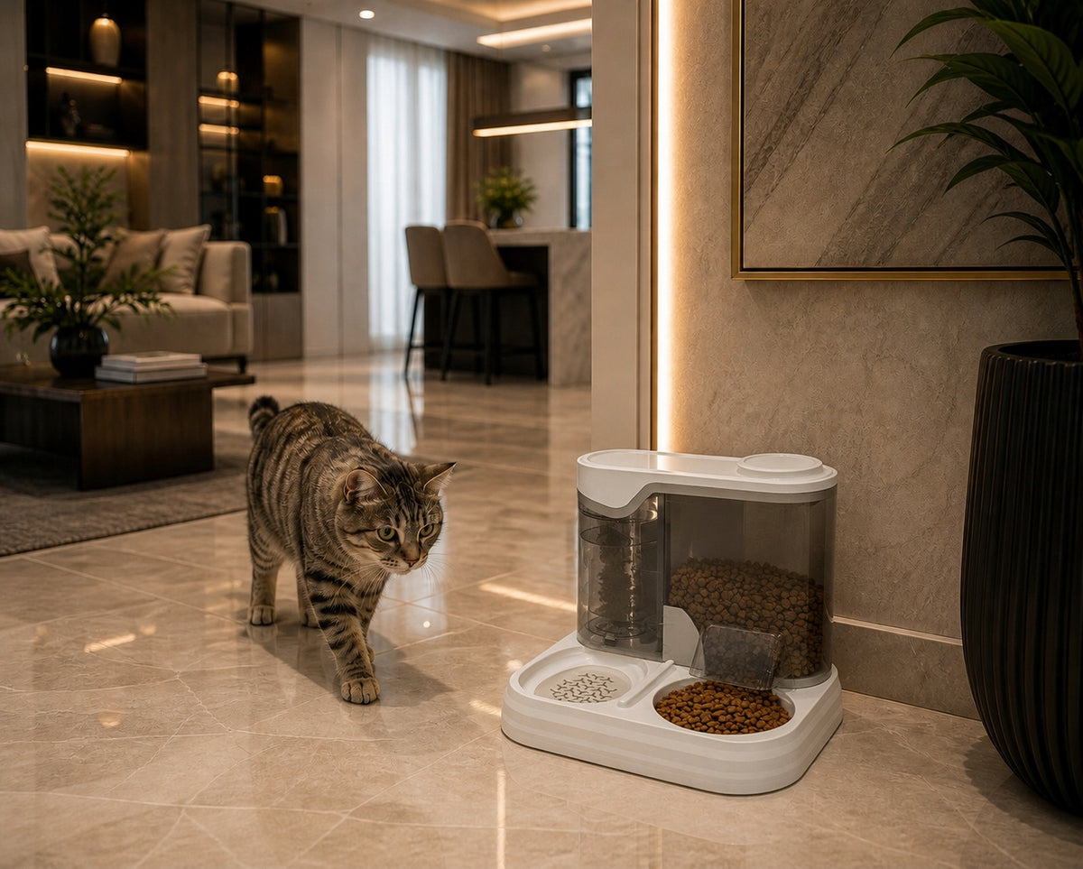 AUTOMATIC DOG CAT BOWL 2200 ML - BEZ MARKI - AT006 Kind automatic feeder
