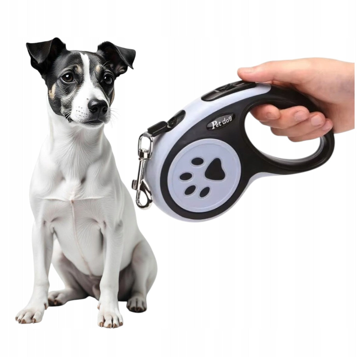 AUTOMATIC DOG LEASH 5M BLACK