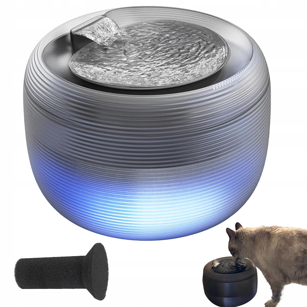 AUTOMATIC DRINKER FOR CAT DOG WATER FOUNTAIN FILTERS 2,5L