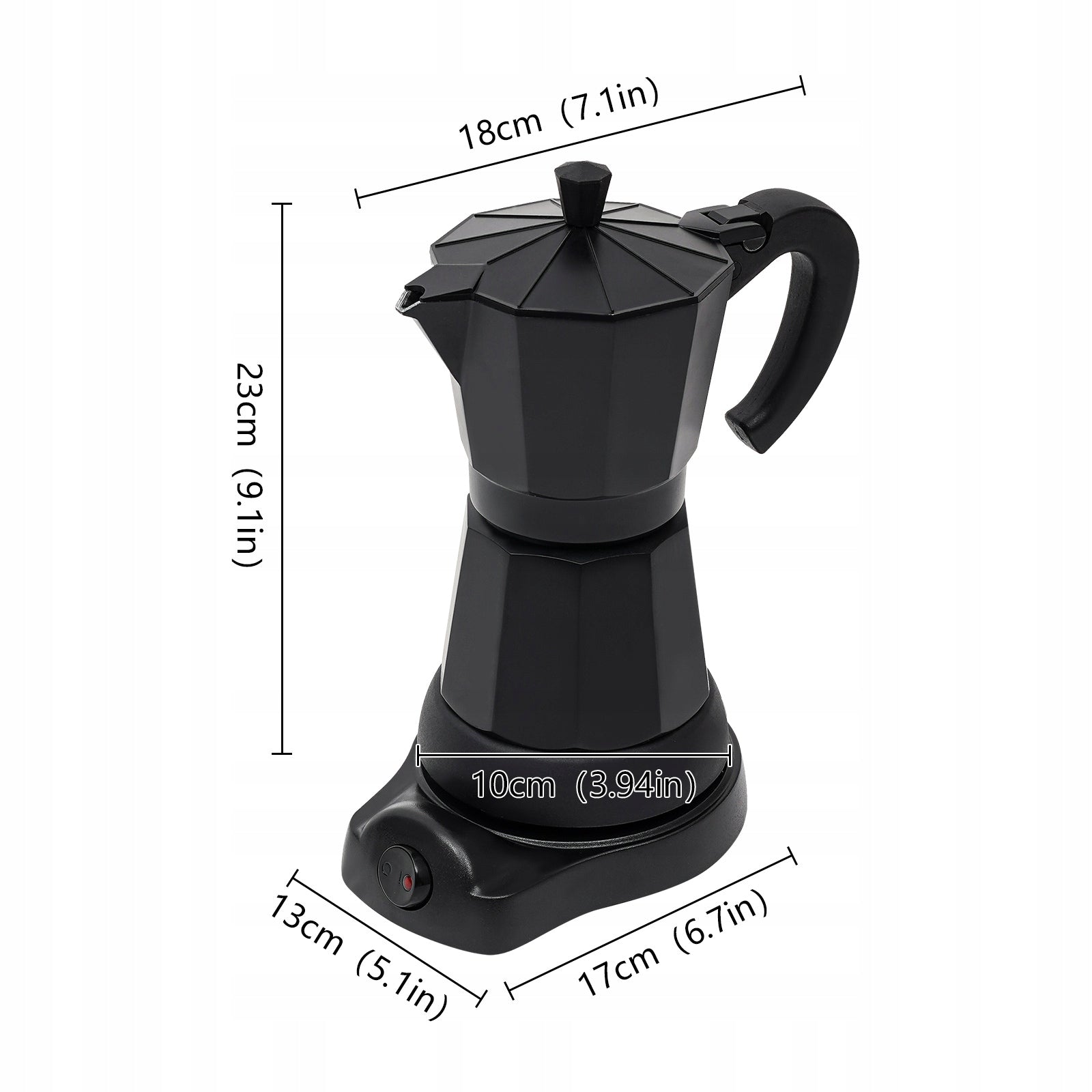 AUTOMATIC ELECTRIC COFFEE POT, MOKA POT, 300ML COFFEE MAKER(220-240V) EAN (GTIN) 751591552781