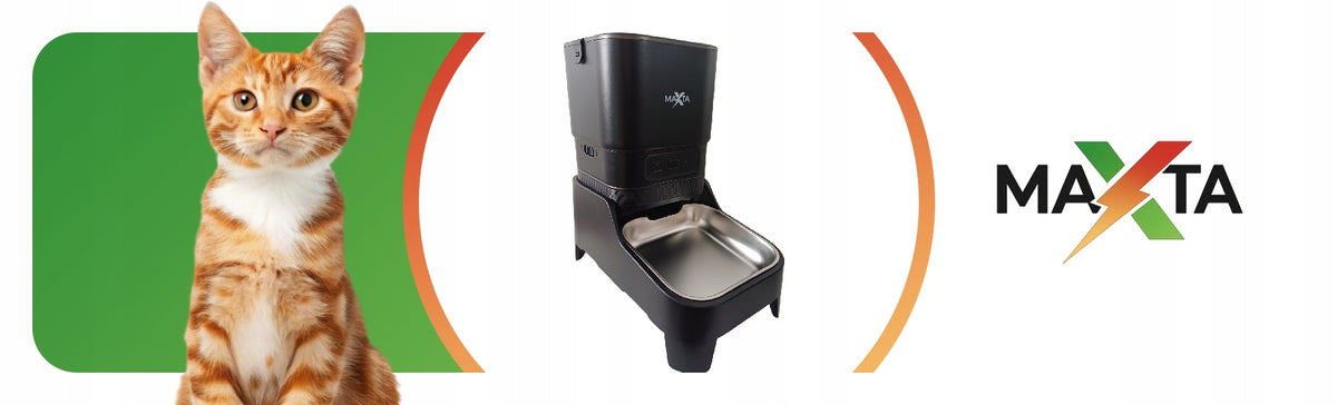 AUTOMATIC FOOD FEEDER 4 LITERS CAT DOG WIFI APPLICATION BATTERIES PF13 Diameter 17 cm