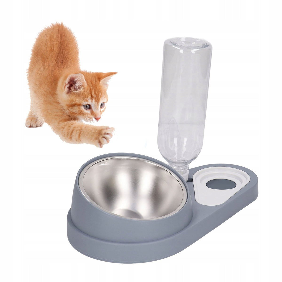 AUTOMATIC FOOD FEEDER DRINKER CAT BOWL PS