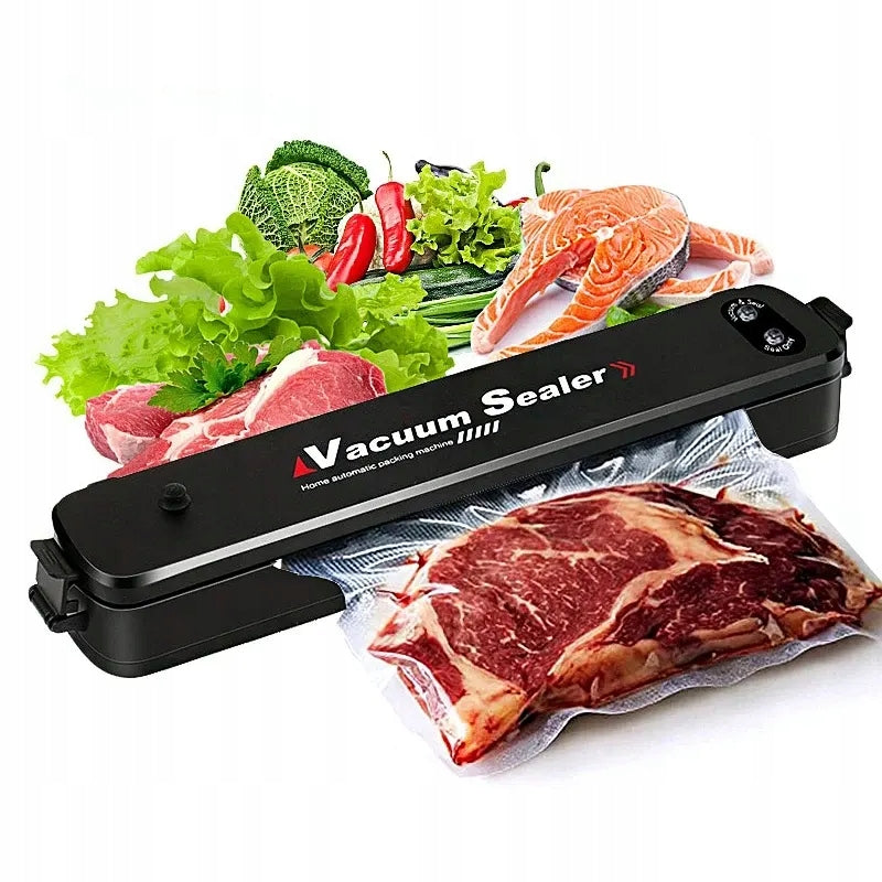 AUTOMATIC FOOD VACUUM WELDING MACHINE BAGS INCLUDED 10 BAGS Packaging status original