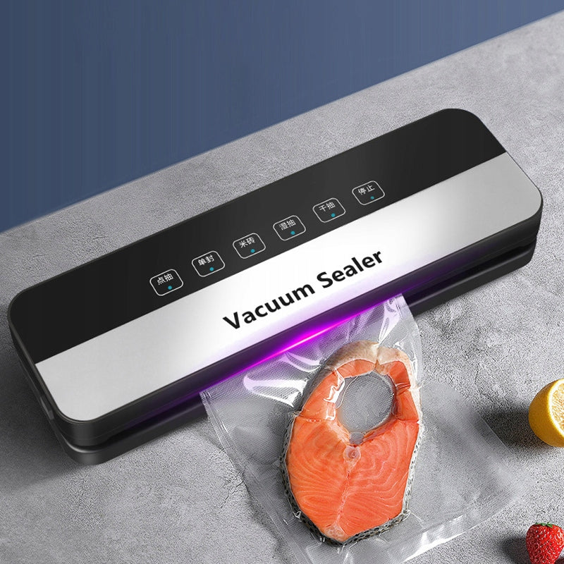 AUTOMATIC FOOD VACUUM WELDING MACHINE PACKING MACHINE + 30 BAGS 120W Brand no brand