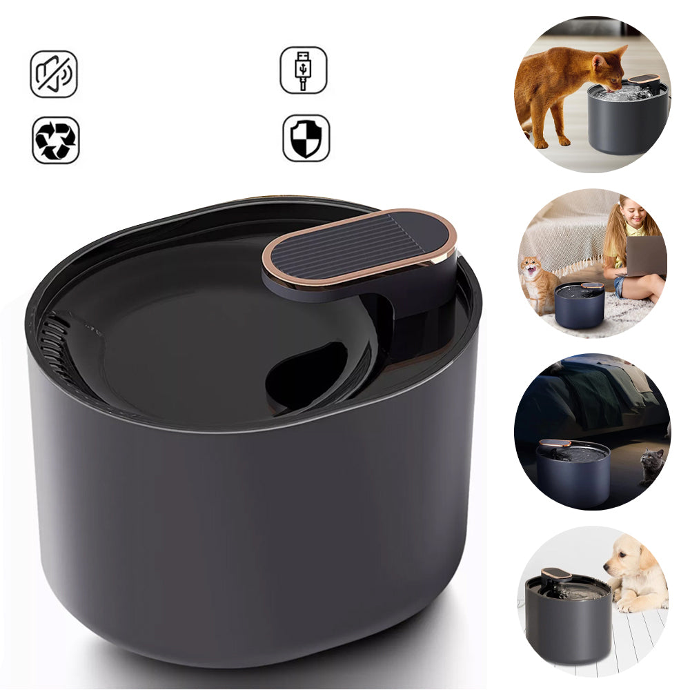 AUTOMATIC FOUNTAIN 3L FOR CAT DOG DRINKER DRINKING BOWL FOR WATER QUIET
