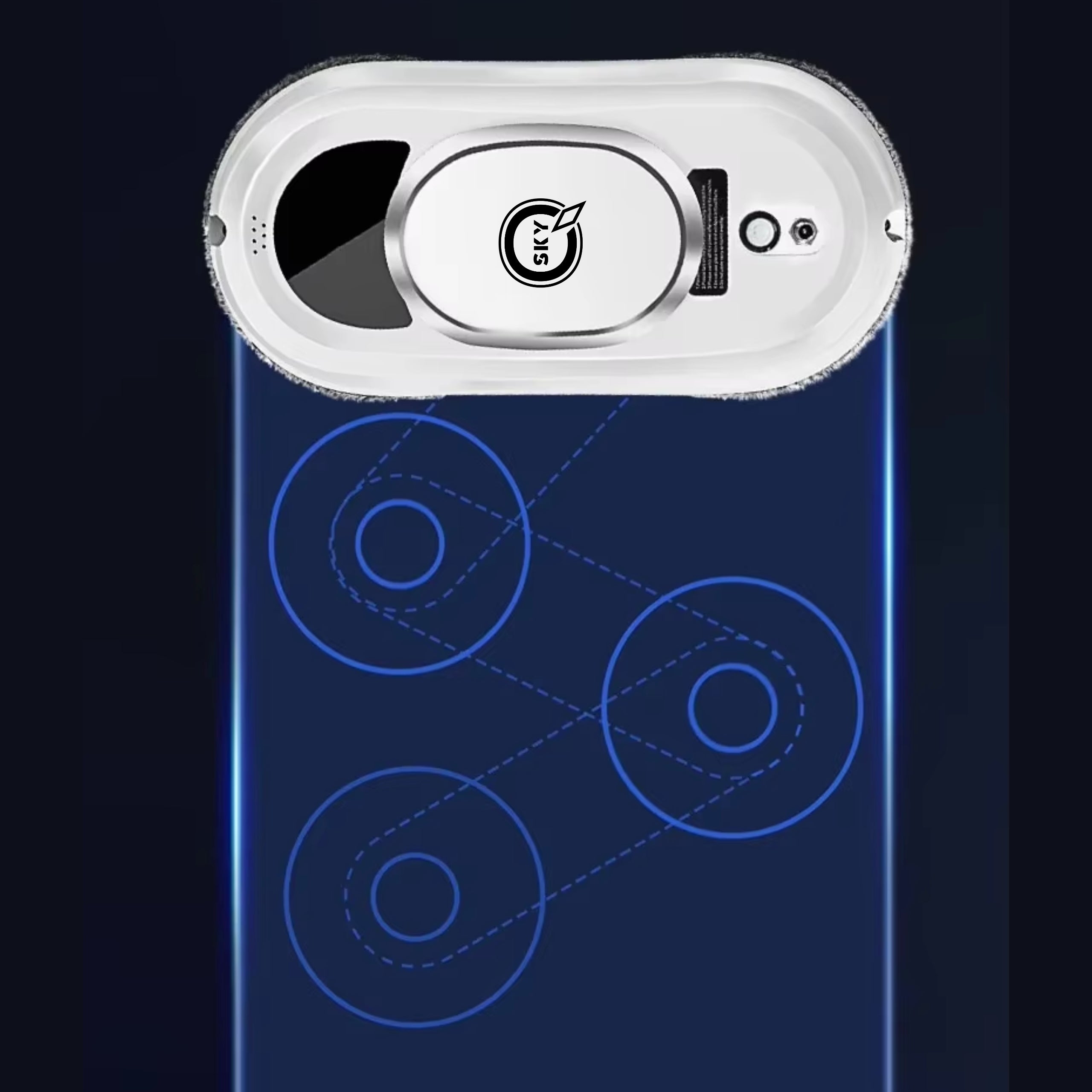 AUTOMATIC INTELLIGENT ROBOT FOR CLEANING MIRROR WINDOWS SET WITH REMOTE CONTROL Brand QSKY