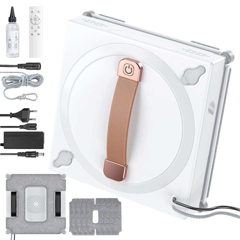 AUTOMATIC INTELLIGENT ROBOT FOR CLEANING MIRROR WINDOWS SET WITH REMOTE CONTROL