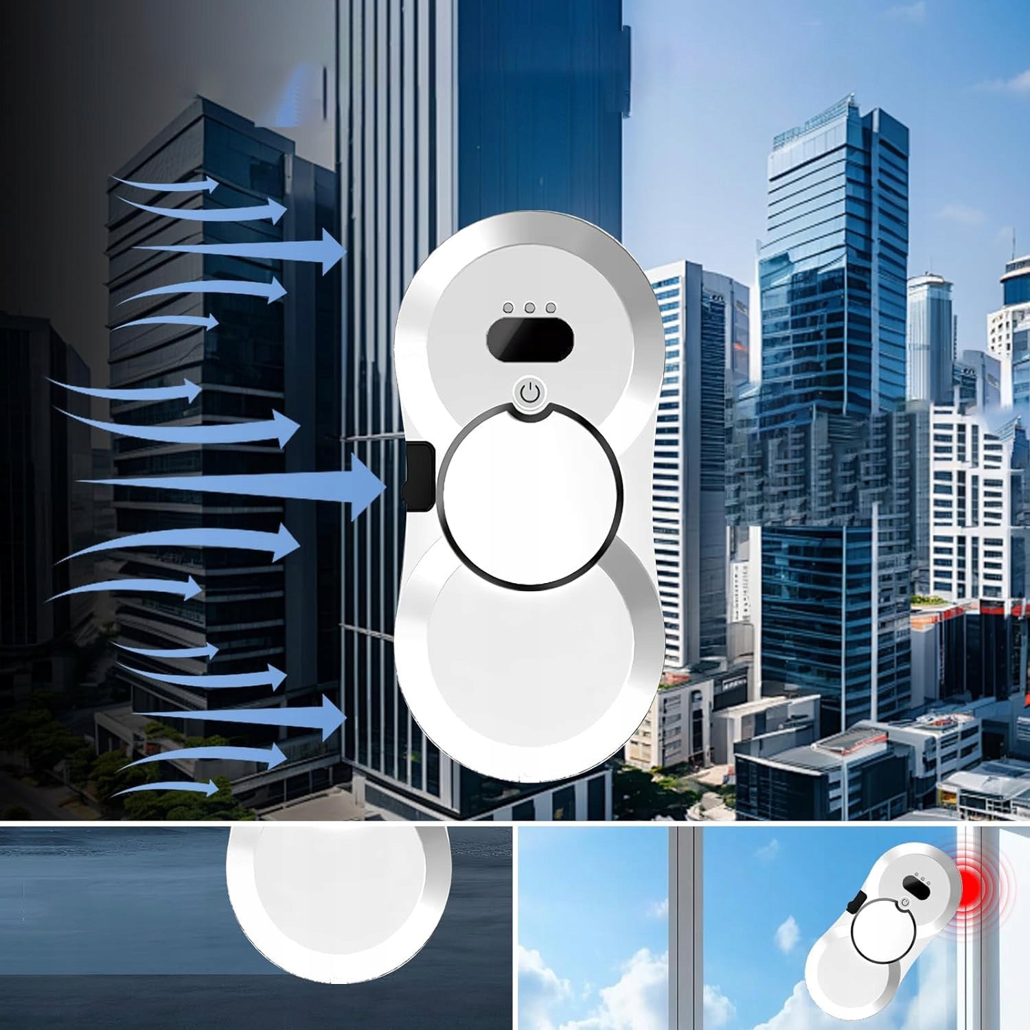 AUTOMATIC INTELLIGENT ROBOT W17S CLEANING FOR CLEANING MIRROR WINDOWS Packaging status original
