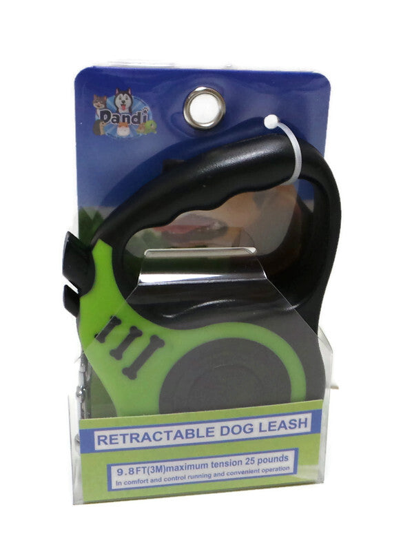 AUTOMATIC LEASH FOR DOG 3M LOCK GREEN