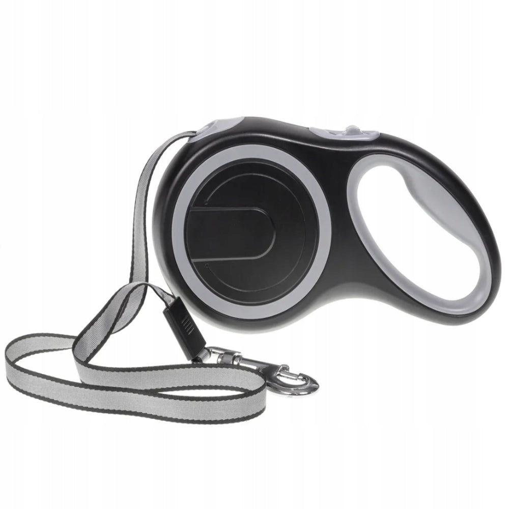 AUTOMATIC LEASH FOR DOG 5M MEDIUM SMALL WALKING LONG STRONG TAPE Color black