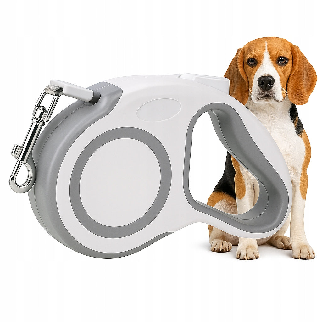 AUTOMATIC LEASH FOR DOG DURABLE CORD STRONG MECHANISM 5M