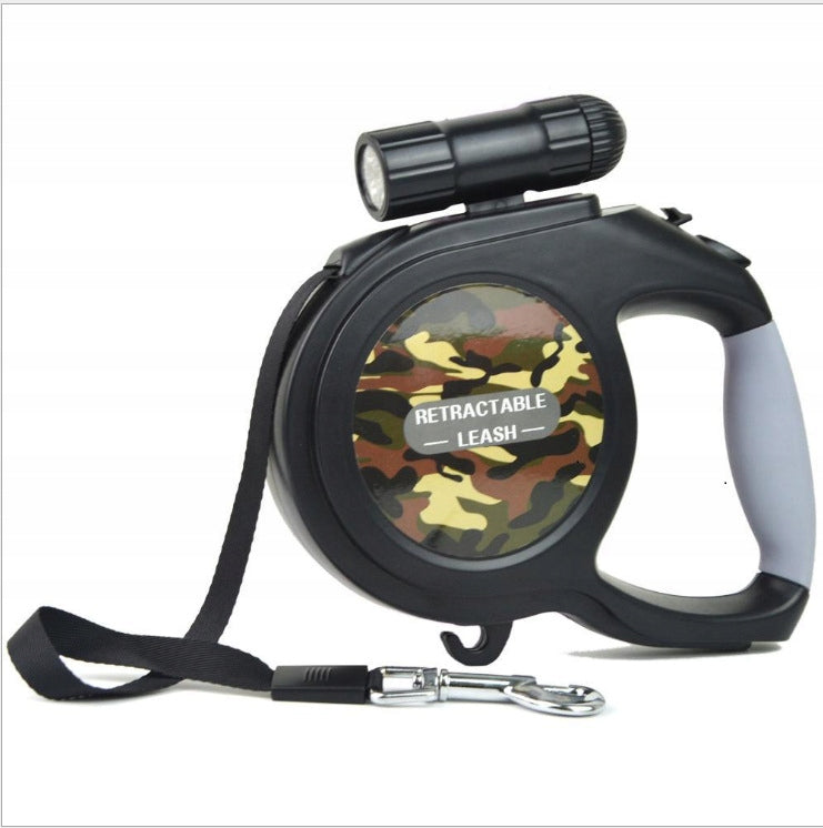 AUTOMATIC LEASH FOR DOG WITH FLASHLIGHT 8M