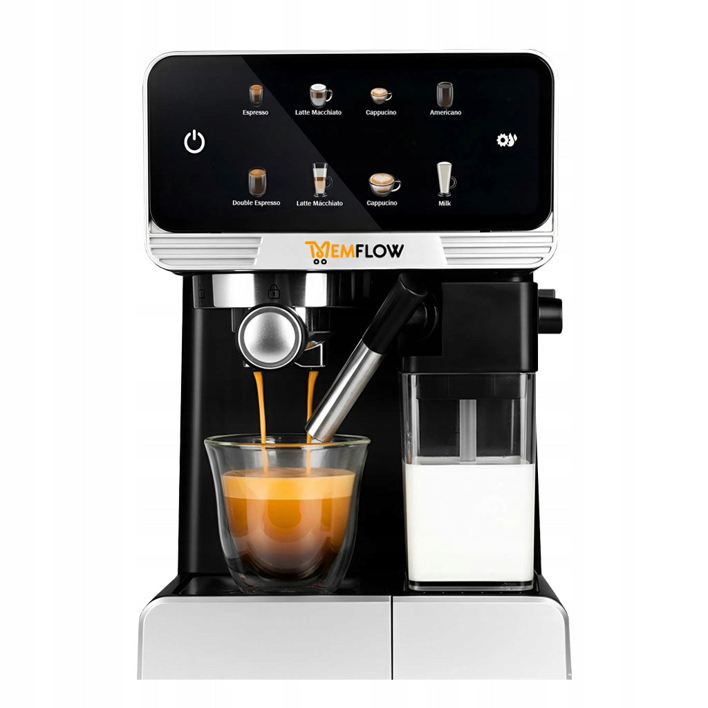 AUTOMATIC LED COFFEE MAKER 20 BAR 1350W + FROTHER