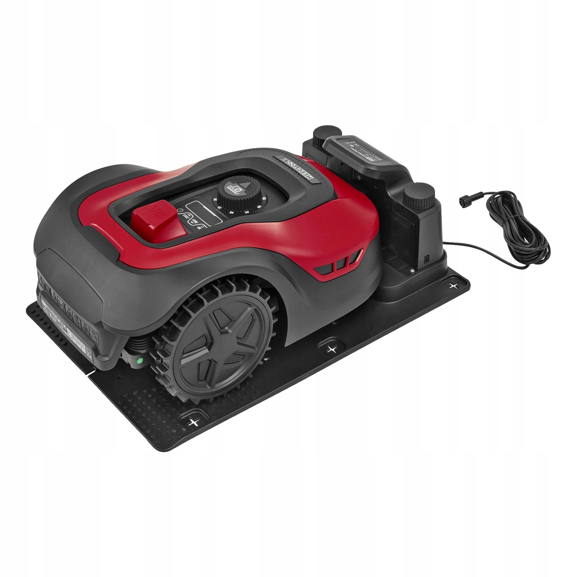 AUTOMATIC MOWER Meec Tools 300 m2 quiet + cable 100 m Packaging status original