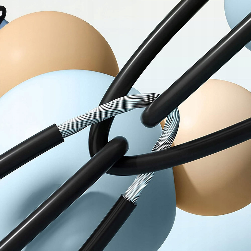 AUTOMATIC MUSIC SKIPPING ROPE FOR BABY WITH COUNTER 1-10 SPEED 1200MAH Product weight with unit packaging 0.61 kg