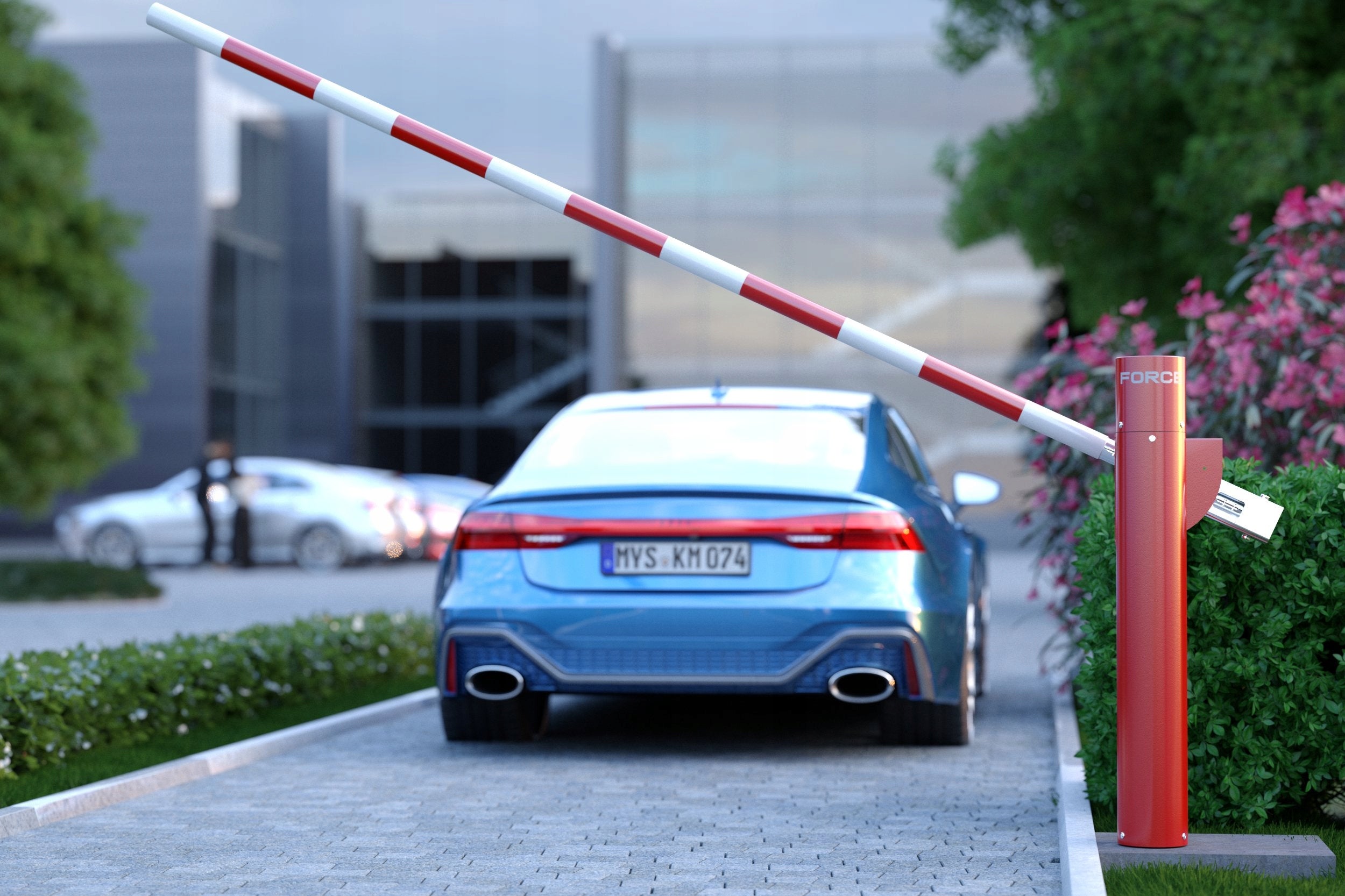 AUTOMATIC PARKING BARRIER FORCE GR3000 ARM 3m 2x REMOTE CONTROL WiFi PHOTOKOM Manufacturer code GR2500