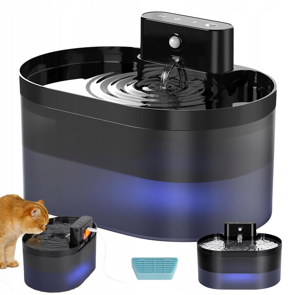 AUTOMATIC PET WATER DISPENSER 2,2L WITH FOUR-LAYER FILTER