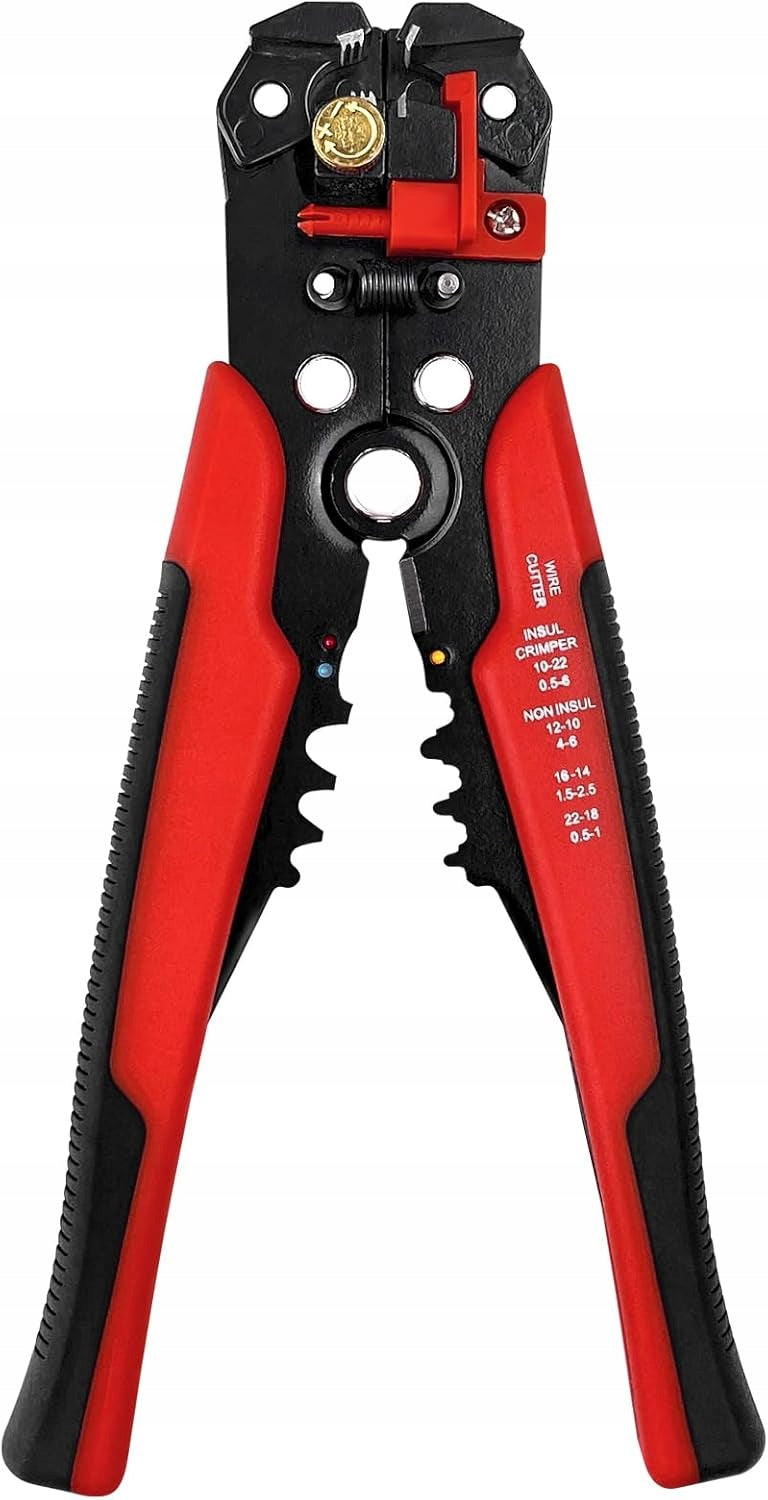 AUTOMATIC PLIERS FOR STRIPPING INSULATION 0.2-6MM RED