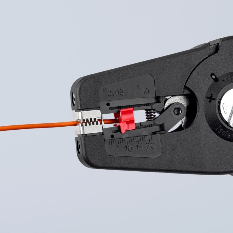 AUTOMATIC PLIERS FOR STRIPPING INSULATION PRECISTRIP16 12 52 195 KNIPEX Additional information hardened jaws replaceable tip