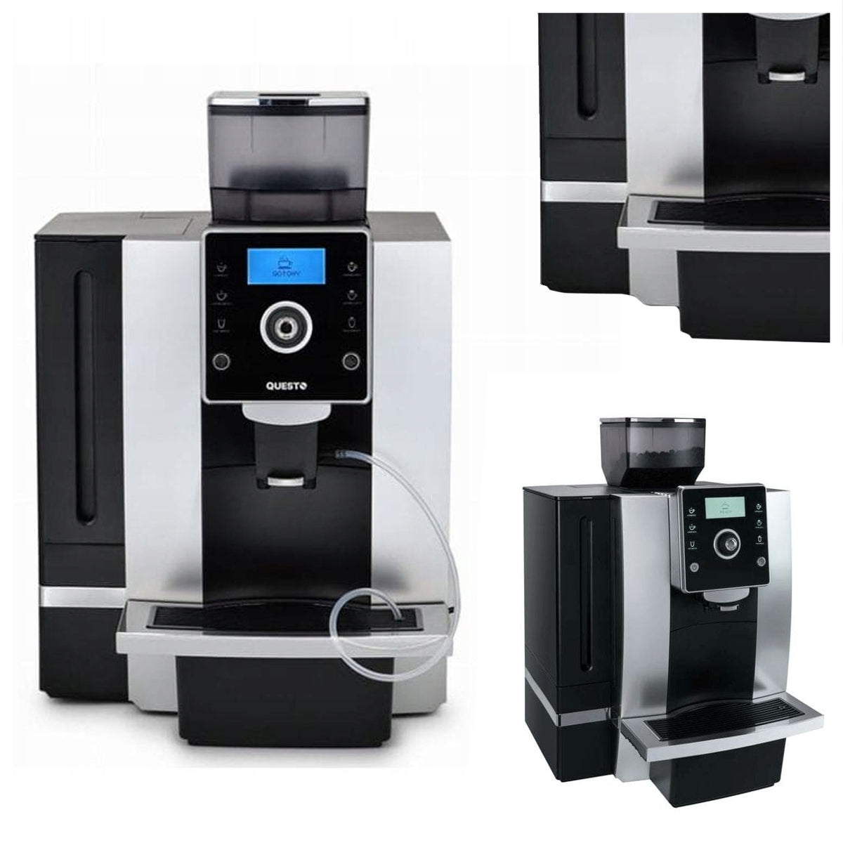 AUTOMATIC PRESSURE COFFEE MAKER QUESTO XL60 1400W BLACK / SILVER