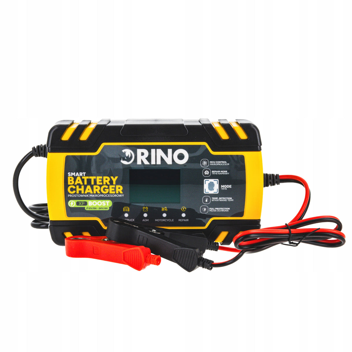 AUTOMATIC RECTIFIER MICROPROCESSOR CHARGER 12 - 24 V RINO 120AH Brand Rino