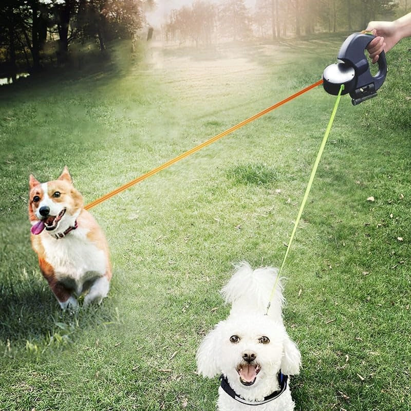 AUTOMATIC RETRACTABLE LEASH 3M LED SWIVEL BUCKLE 360° FOR DOG UP TO 13.6KG Manufacturer code 114514