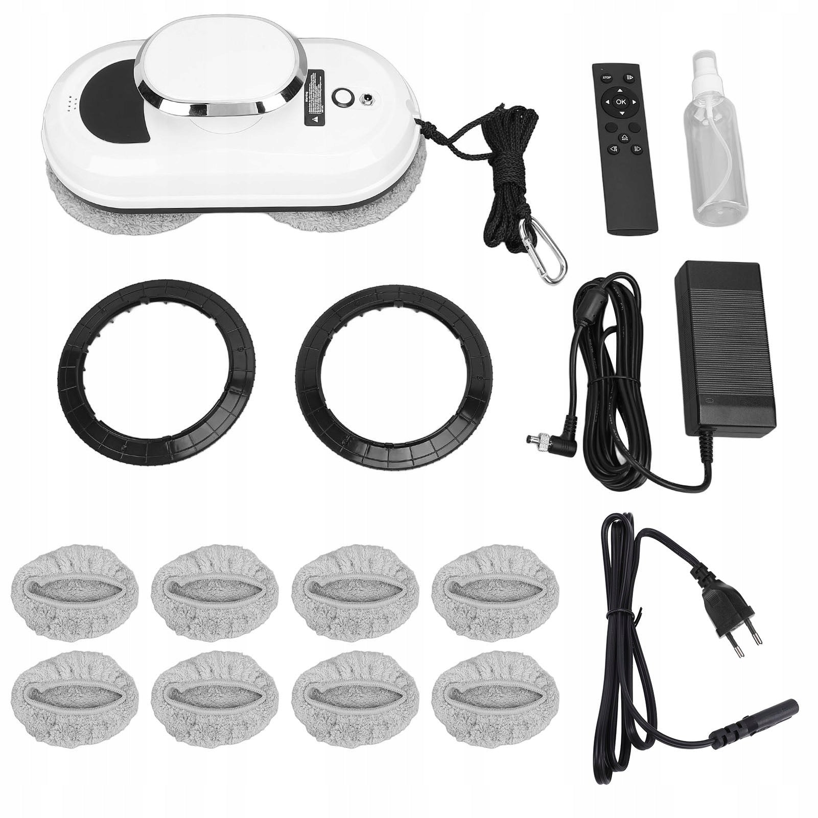AUTOMATIC ROBOT FOR WASHING WINDOWS MIRRORS SET Dominant color white