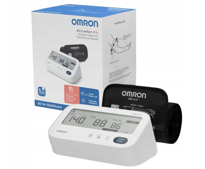 AUTOMATIC SHOULDER BLOOD PRESSURE MONITOR OMRON M3 AFIB FLICKERING ARRHYTHMIA