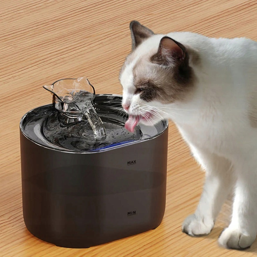 AUTOMATIC SMART DRINKER FOR CAT AND DOG 2.2L WATER FLOW BLACK Packaging status original