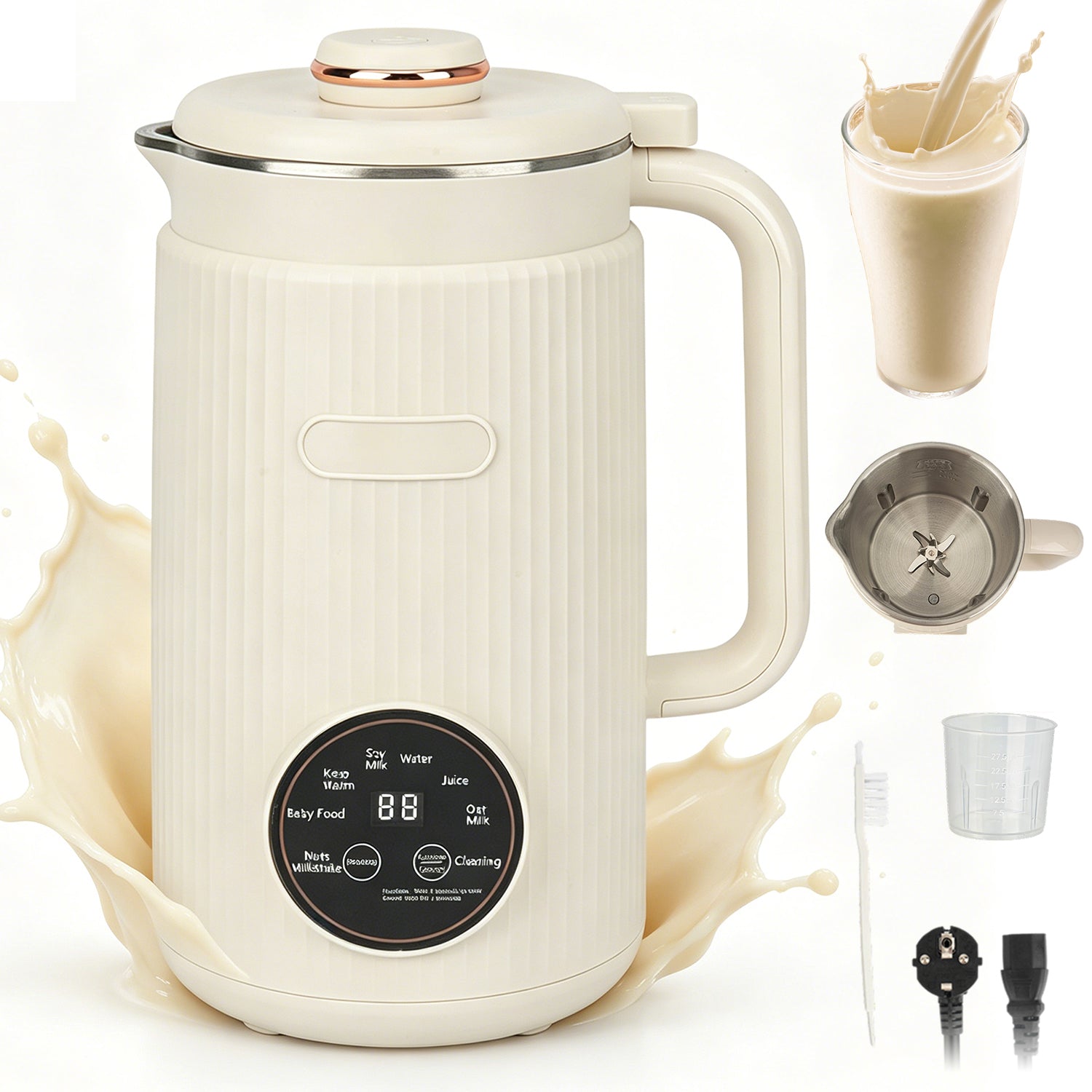 AUTOMATIC SMOOTHIE SQUEEZER 1,2L 800W SOY MILK GENERATOR