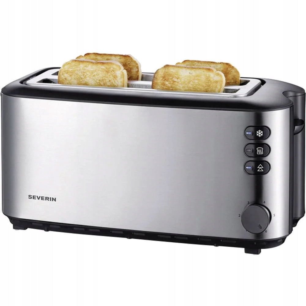 AUTOMATIC TOASTER 1400W GRATE LONG CHAMBERS4 TOAST SEVERIN AT2509 Manufacturer code AT 2509
