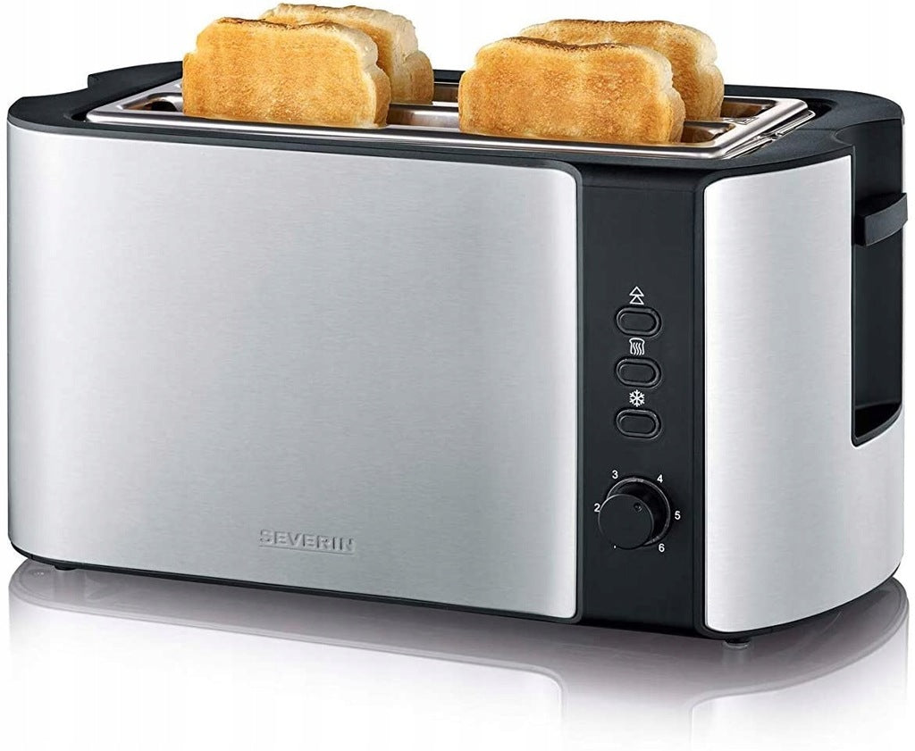 AUTOMATIC TOASTER 4 TOAST 1400W LONG CHAMBER GRATE SEVERIN AT2590 Manufacturer code AT 2590