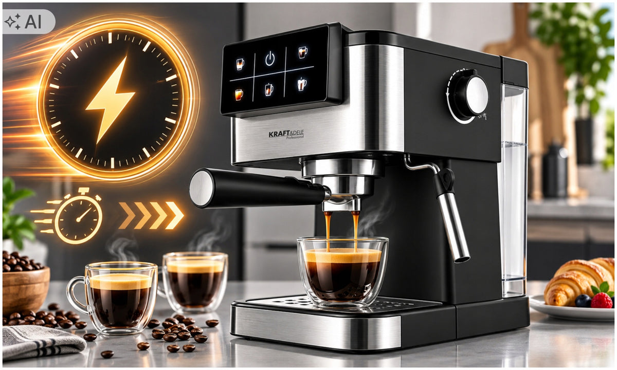 AUTOMATIC TOUCH PRESSURE COFFEE MAKER 1500W LED 20BAR FROTHER Manufacturer code EKSPRES DO KAWY CIŚNIENIOWY DOTYKOWY