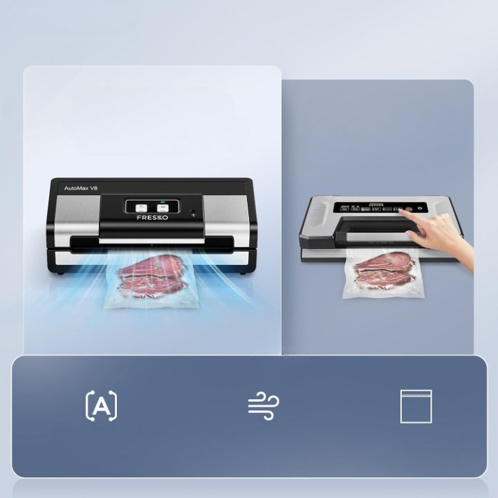 AUTOMATIC VACUUM SEALER HANDS-FREE 140W KNIFE FRESKO SILVER Manufacturer code 5908456411515