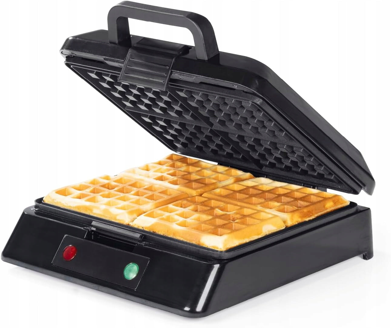 AUTOMATIC WAFFLE MAKER 2 BELGIAN WAFFLES WITH NON-STICK COATING Brand Gourmetmaxx