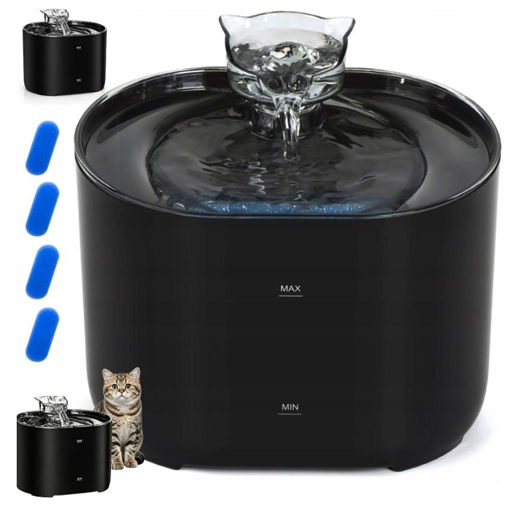 AUTOMATIC WATER DISPENSER CAT FOUNTAIN DRINKER LARGE TANK 2.2L 5V