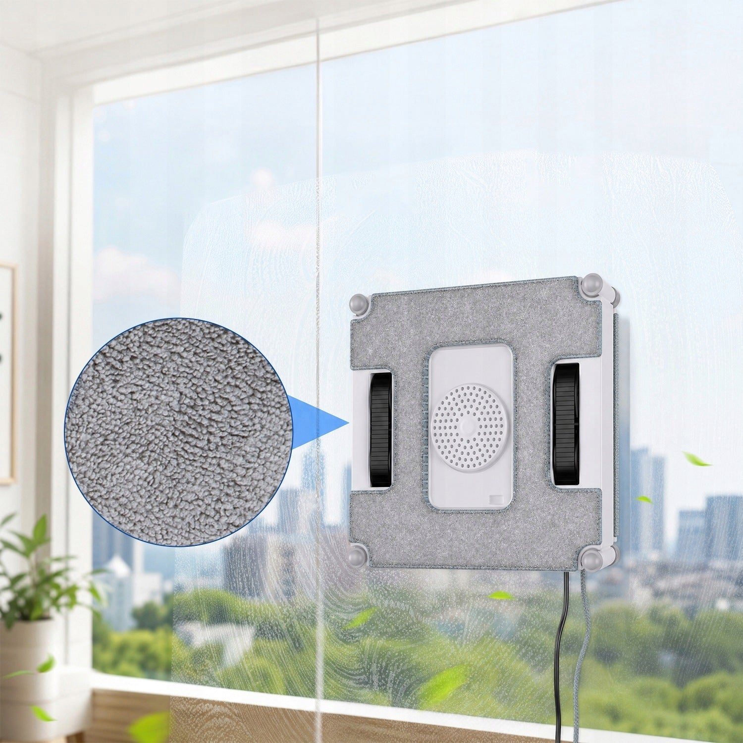 AUTOMATIC WINDOW CLEANING ROBOT ELECTRIC WASHER 5000PA 72W WHITE Brand no brand