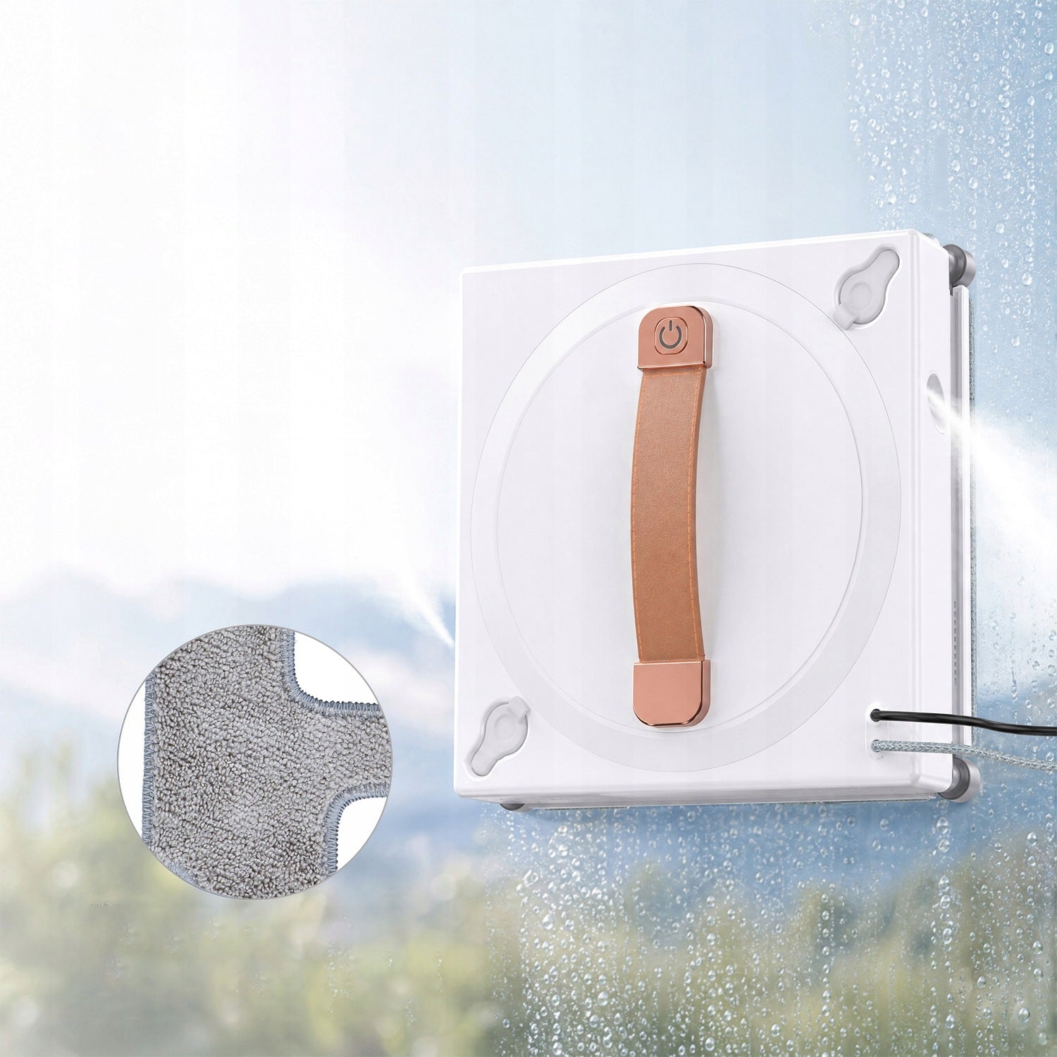 AUTOMATIC WINDOW CLEANING ROBOT ELECTRIC WASHER 5000PA 72W WHITE Packaging status original