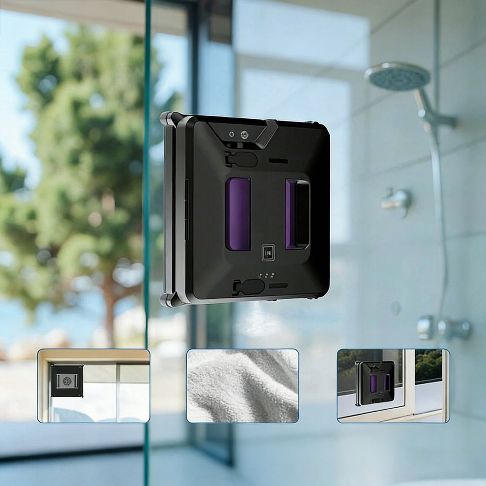 AUTOMATIC WINDOW CLEANING ROBOT WITH REMOTE CONTROL EDGE DETECTION 3 MODES Manufacturer code YW509