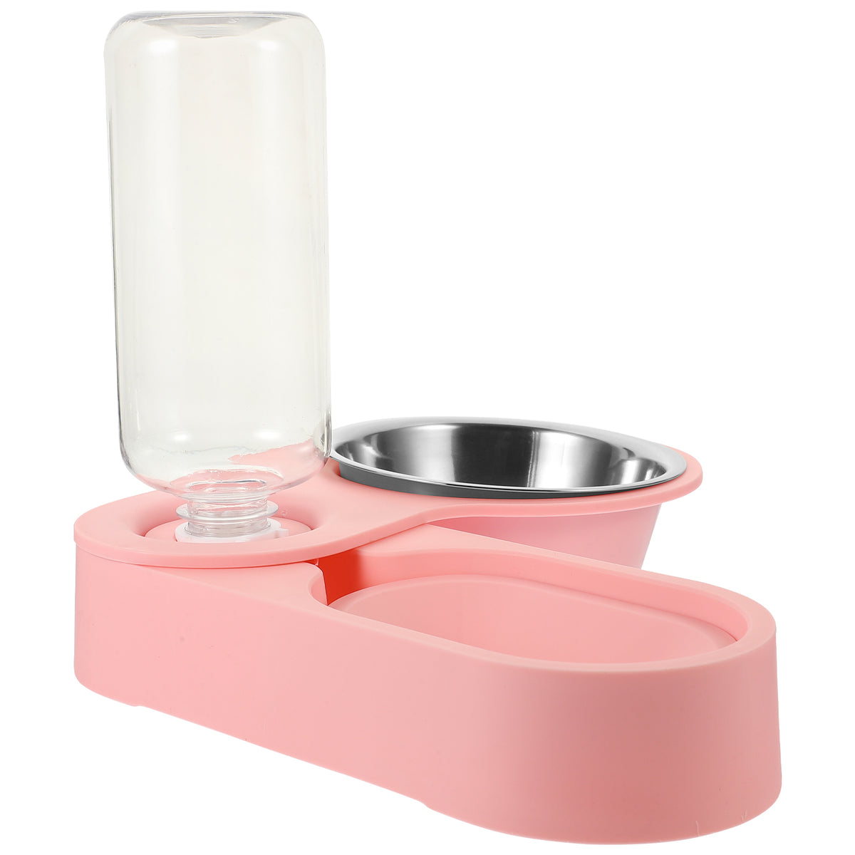 AUTOMATYCZNA RÓŻOWA MISKA DLA KOTA Z FUNKCJĄ POIDŁA I KARMNIKA Kind automatic feeder