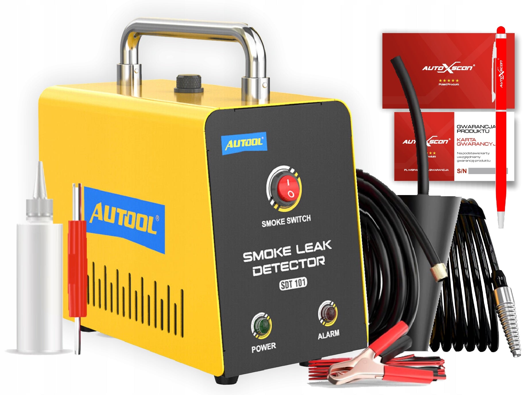 AUTOOL SDT101 LEAK TESTER SMOKE GENERATOR+CONE+CORK SET FREEBIE Manufacturer code STD101