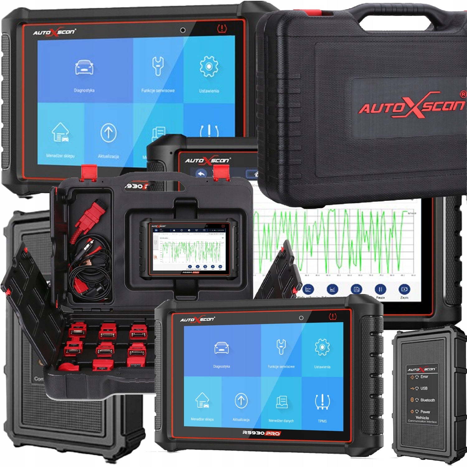AUTOXSCAN RS930PRO SELF-PROPELLED DIAGNOSTIC TEST Manufacturer code RS940