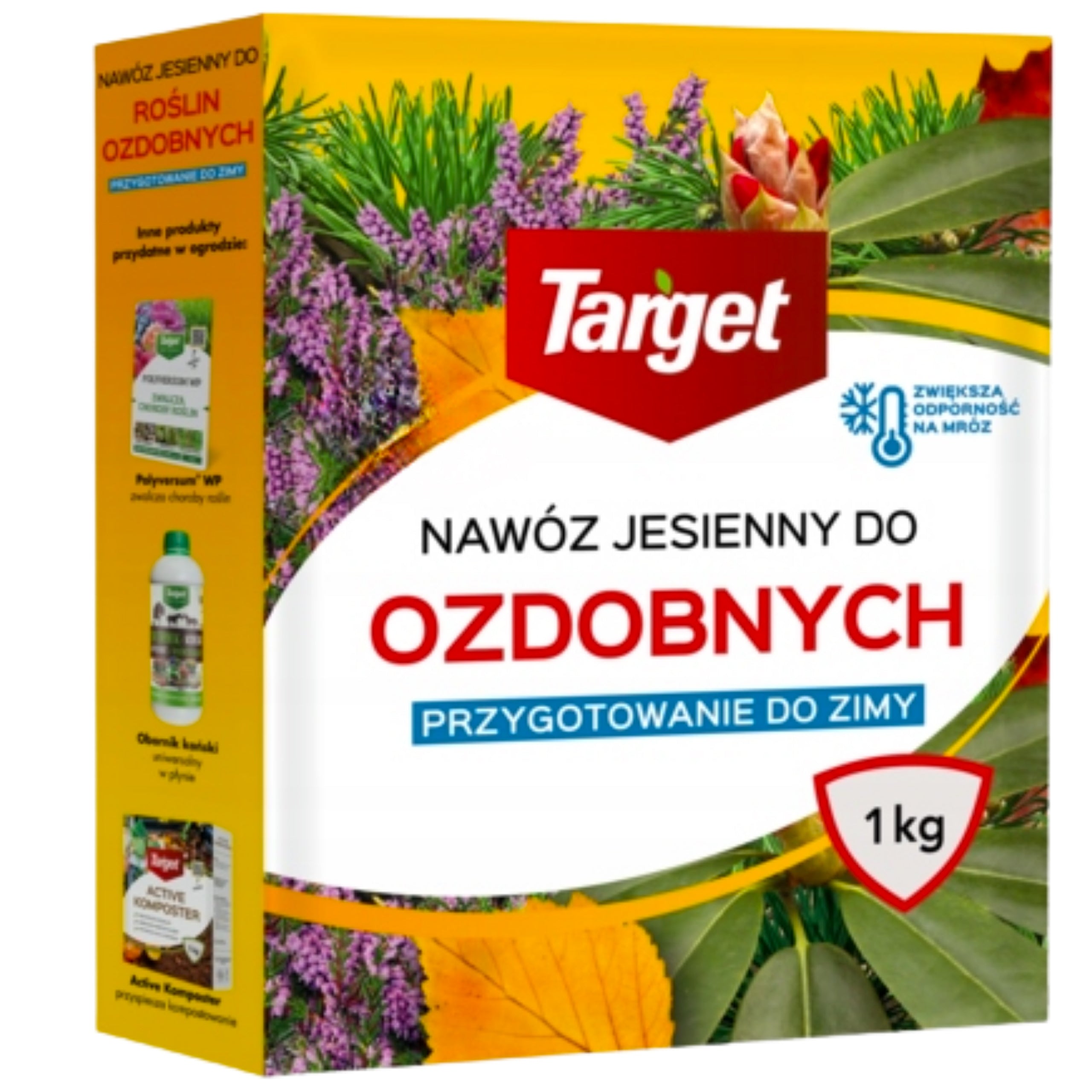 AUTUMN FERTILIZER FOR ORNAMENTAL PLANTS GRANULES PHOSPHORUS POTASSIUM 1 KG TARGET Packaging status original
