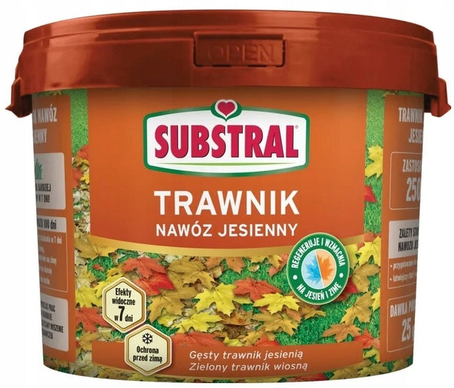 AUTUMN FERTILIZER SUBSTRAL TRAWINK 5kg FAST EFFECT OF GARDEN GRASS PROTECTION UNIWER