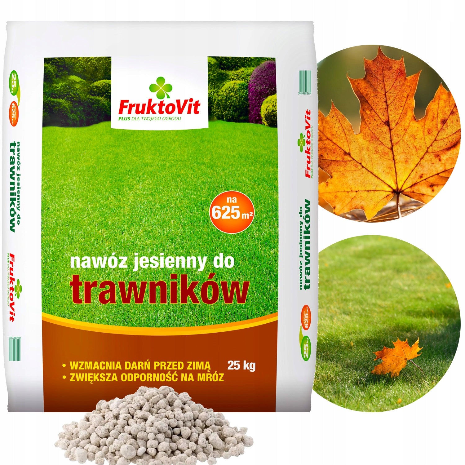 AUTUMN LAWN GRASS FERTILIZER + PHOSPHORUS IRON POTASSIUM 25 KG