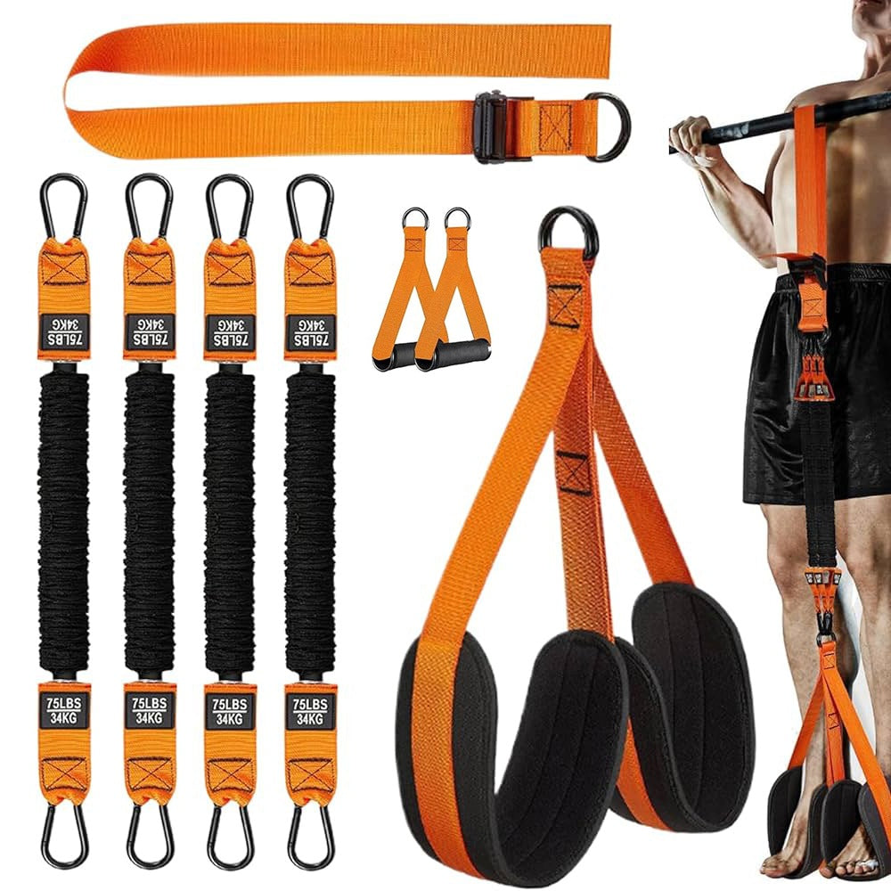AUXILIARY RUBBER BANDS FOR PULL-UP TRAINING BELTS ADJUSTABLE FITNESS XXL